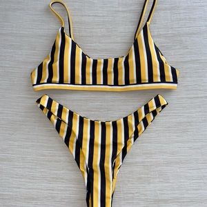 Lana Swimwear Lunar Stripe Bikini Set